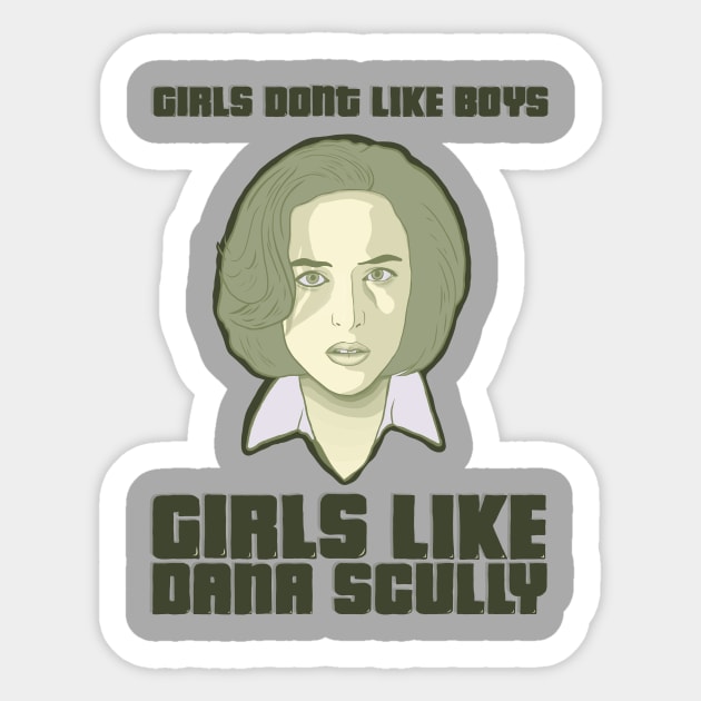 girls like DANA SCULLY. Sticker by Still_Rad